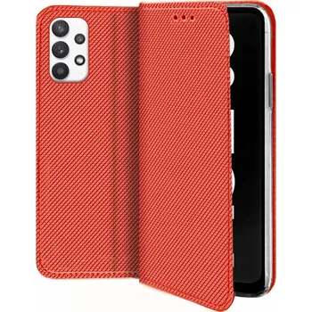 Pouzdro na mobilní telefon Flipové pouzdro Erbord pro Samsung Galaxy A32 5G červené