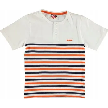 Chlapecké tričko Skvělé! LEE COOPER chlapecké tričko/košile s dlouhým rukávem s proužky, velikost 158