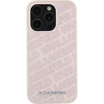 Originální pouzdro KARL LAGERFELD KLHCP15MPQKPMP pro iPhone 15 Plus (Quilted Pattern / pink)