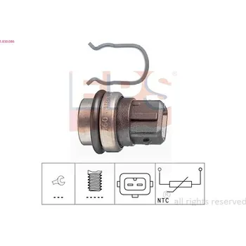 Čidlo automobilu Snímač, teplota chladiva EPS 1.830.086