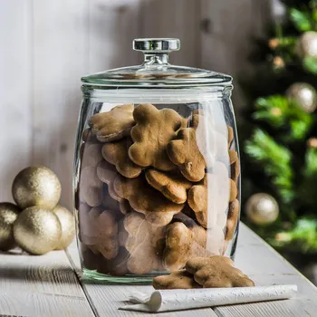 Dóza na potraviny Vánoční sklenice na perníčky GINGERBREAD JAR 3,8 l