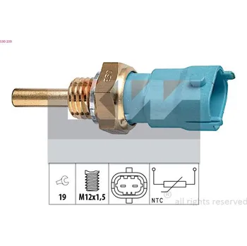 Čidlo automobilu Snímač, teplota oleje KW 530 239