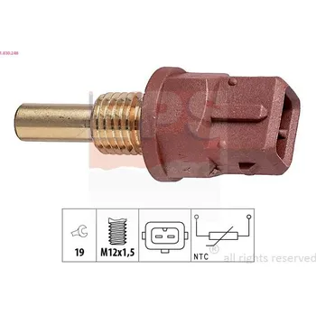 Čidlo automobilu Snímač, teplota chladiva EPS 1.830.248