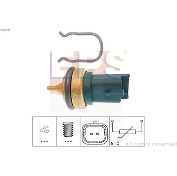 Čidlo automobilu Snímač, teplota chladiva EPS 1.830.328