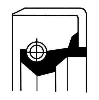 Těsnicí kroužek hřídele, náboj kola CORTECO 19035144B