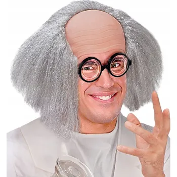 Karnevalová paruka Rubie's paruka polodlouhé vlasy bílá