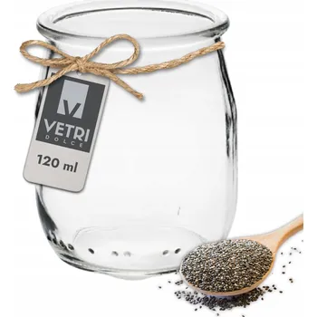 Sklenice Skleněná zavařovací sklenice Vetri Dolce 120 ml na dezerty