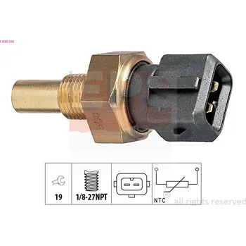 Čidlo automobilu Snímač, teplota chladiva EPS 1.830.165