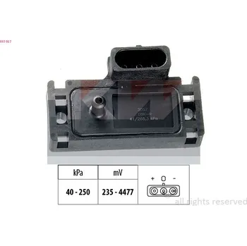 Čidlo automobilu Snímač barometrického tlaku vzduchu KW 493 057