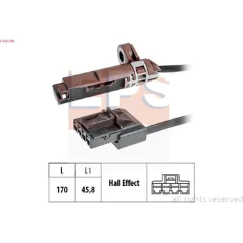 Motor automobilu Senzor, otáčky motoru EPS 1.953.798