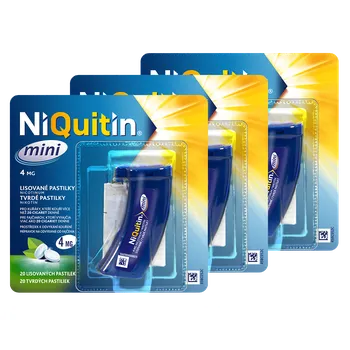 Odvykání kouření Niquitin Mini 4 mg 3x20 pastilek