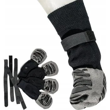 Obleček pro psa Protiskluzové ponožky se suchým zipem pro velkého psa ZEB 4XL