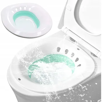 WC sedátko NÁSTAVEC NA WC SEDÁTKO 2500ML PRO LÉČBU HEMOROIDŮ BÍLÁ A ZELENÁ