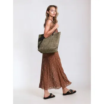 Dámská sukně Sinsay - Krajková midi sukně - béžová - 484CH-80X - 484CH-80X-XXS