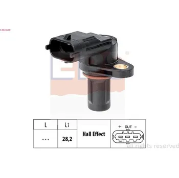 Čidlo automobilu Snímač, poloha vačkového hřídele EPS 1.953.619