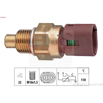 Čidlo automobilu Snímač, teplota chladiva EPS 1.830.555
