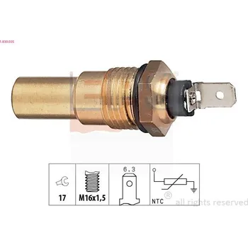 Čidlo automobilu Snímač, teplota chladiva EPS 1.830.035