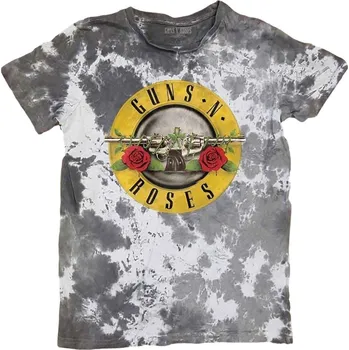 Guns N' Roses Classic Logo Dip-Dye on White S Tričko