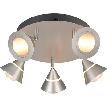 Trio 637010507 LED bodové stropní svítidlo ROMEO | 7W integrovaný LED zdroj | 700lm | 2300+3000+4000K + Sada inteligentní žárovky E14 s dálkovým ovladačem - RGB, WiZ