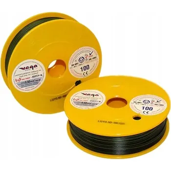 elektrický kabel Kabel LGY/H05V-K 0,50 mm2 100 m Černo-Žlutý
