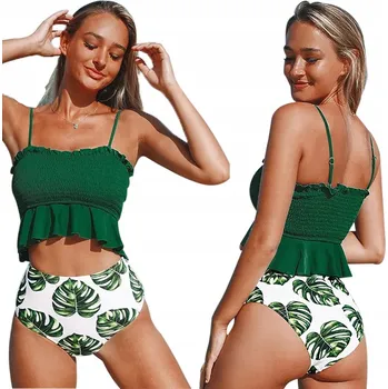 Dámské plavky DVOUDÍLNÉ BIKINY S VOLÁNKEM VEL. M