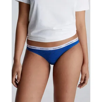 Podprsenka CALVIN KLEIN KALHOTKY S VYKROJENÝM KRAJKOVÝM MODRÝM LOGEM XS 0Z4A4*