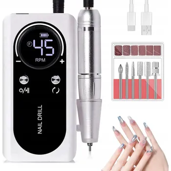 BRUSKA NA NEHTY MANIKÚRA PEDIKÚRA SILNÁ PROFESIONÁLNÍ SADA FRÉZ