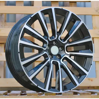 Disk Alu kola Racing Line YF7076, 22x9 5x108 ET38.5, černá + leštění (zátěžová) vhodné pro Volvo XC90 (od 2015)