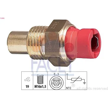 Auto-moto Snímač, teplota chladiva FACET 7.3002