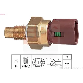 Čidlo automobilu Snímač, teplota chladiva EPS 1.830.549