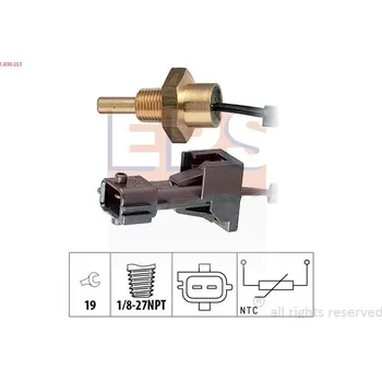 Čidlo automobilu Snímač, teplota chladiva EPS 1.830.253