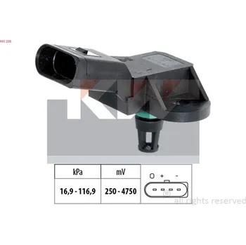 Čidlo automobilu Senzor tlaku sacího potrubí KW 493 226