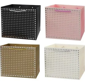 Dárková taška Papírová dárková taška TORO 44x31x12cm MIX tečky