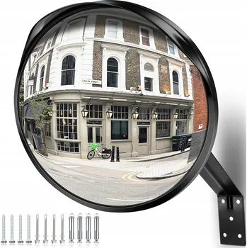 Zrcadlo Zrcadlo parkovací zrcadlo Silniční upevnění 40 cm Konvexní + šroub