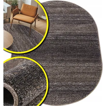 Koberec KOBEREC OVÁLNÝ MODERNÍ MÓDNÍ HNĚDÝ KOBERCE DO OBÝVÁKU ADVENTURE 120x170