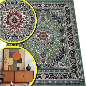 Koberec KOBEREC 80x250 VENEZIA ZELENÝ KOBERCE DO OBÝVÁKU KOBEREC DO LOŽNICE BELGICKÝ