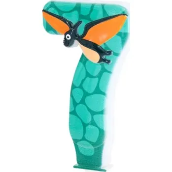 Dortová svíčka Na dort DINOSAURUS a Číslice 7 k narozeninám