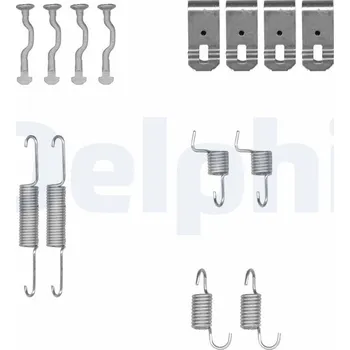 Brzdová čelist Sada příslušenství, brzdové čelisti DELPHI LY1351