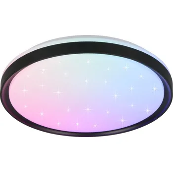 Trio R63581132 LED přisazené stropní svítidlo SOLIT | 14W integrovaný LED zdroj | 1800lm | 2700-6500K | rgb - barevné | stmívač | dálkové ovládání + K nákupu nad 3000 Kč dárek zdarma