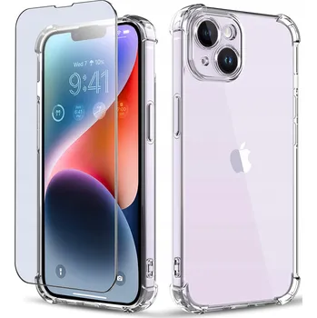Pouzdro na mobilní telefon Zadní Kryt TelForceOne pro Apple iPhone 15, průhledný