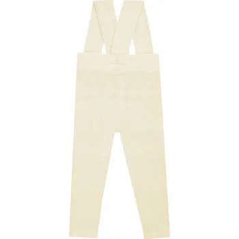 Chlapecké kalhoty Dětské úzké kalhoty s laclem krémové Nicol, vel. 80/86