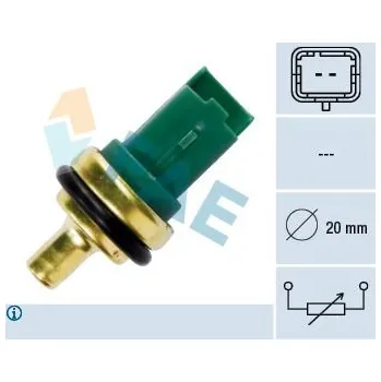 Čidlo automobilu Snímač, teplota chladiva FAE 33706