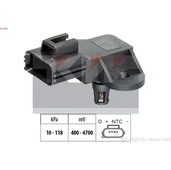 Čidlo automobilu Snímač barometrického tlaku vzduchu KW 493 093