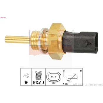 Autoelektrika Snímač, teplota chladiva EPS 1.830.407