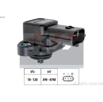 Čidlo automobilu Snímač barometrického tlaku vzduchu KW 493 042