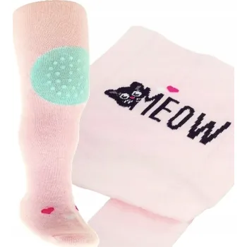 Dětské bavlna punčocháče YOCLUB růžové, velikost 86