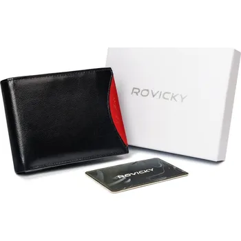 Peněženka Peněženka Rovicky , přírodní lícová kůže, vícebarevná - muž
