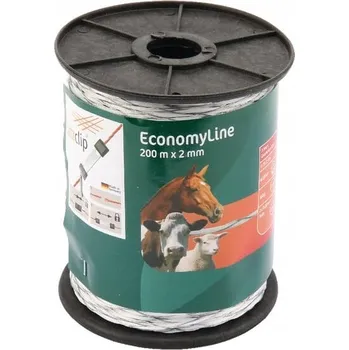Ohradník Pletená šňůra 2MM pro elektrický ohradník economy line 200M