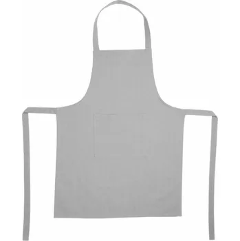 Kuchyňská zástěra Bavlněná kuchyňská zástěra, světle šedá