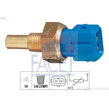 Auto-moto Snímač, teplota chladiva FACET 7.3156